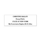 Notary Public Four Line Customizable