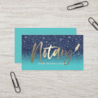 Notary Public Loan Agent Modern Navy & Teal