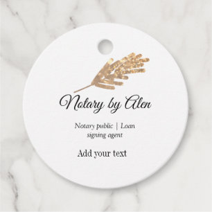 Notary public Loan signing agent add name address Favor Tags