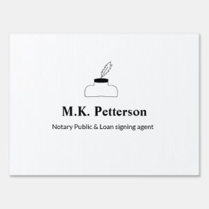 notary public loan signing agent add name address  sign