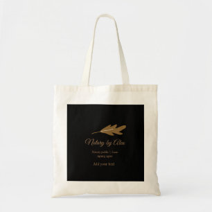 Notary public Loan signing agent add name address Tote Bag