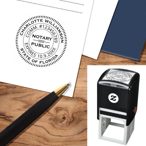 Notary Public Loan Signing Agent Custom Self_inking Stamp