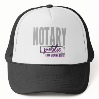 Notary Public Loan Signing Agent Customized Trucker Hat