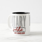 Notary Public Loan Signing Agent Customized Two-Tone Coffee Mug (Front Left)
