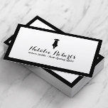 Notary Public Loan Signing Agent Minimalist Border Business Card<br><div class="desc">Notary Public Loan Signing Agent Minimalist Border Business Card.</div>