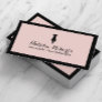 Notary Public Loan Signing Agent Plain Pink Business Card