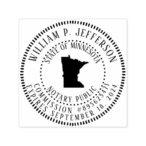 Notary Public Minnesota Self_inking Stamp