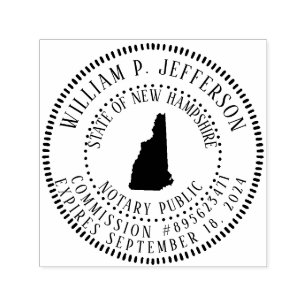 Notary Public New Hampshire Self-inking Stamp