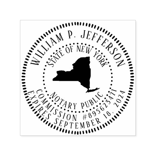 Notary Public New York Self_inking Stamp