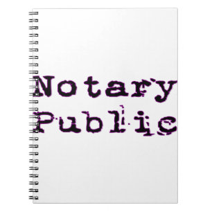Notary Public Notebook