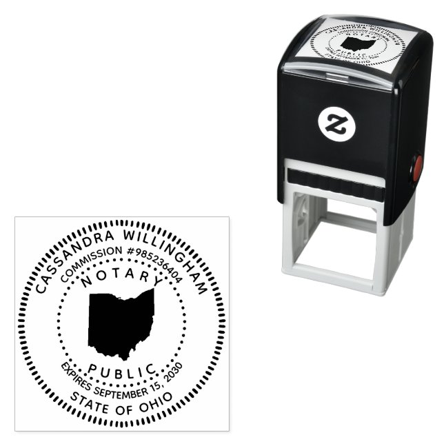 Notary Public Ohio Self-inking Stamp (In Situ)