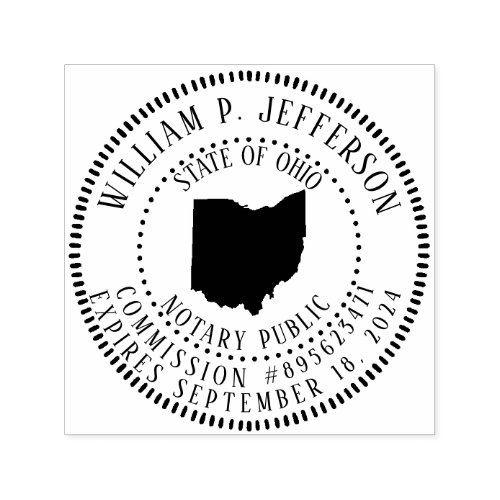 Notary Public Ohio Self_inking Stamp