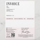 Notary Public Personalized Invoice  Letterhead<br><div class="desc">Modern custom Notary Invoice. Design features your logo, details, contact details, payment method etc. Add your custom wording to this template by using the "Edit this design template" boxes on the right hand side of the item, or click the blue "Customize it" button to arrange the text, change the fonts...</div>