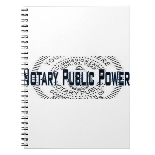 Notary Public Power Notebook