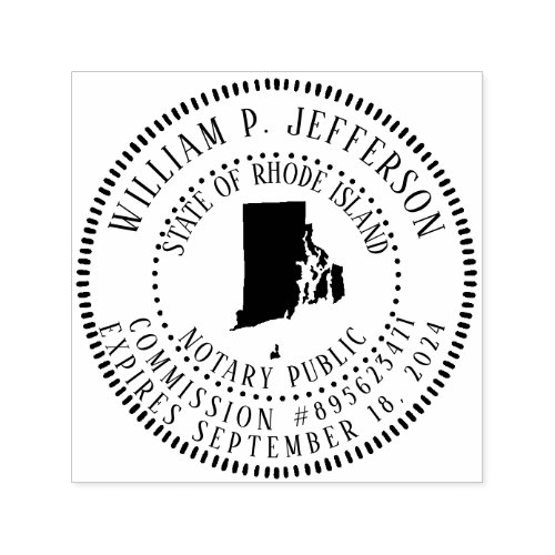 Notary Public Rhode Island Self_inking Stamp