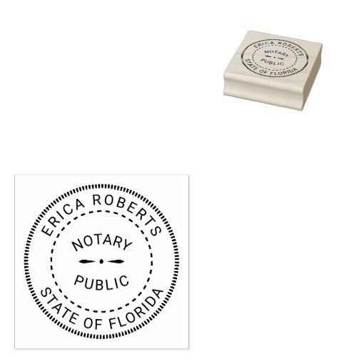 Notary Public Rubber Stamp Zazzle
