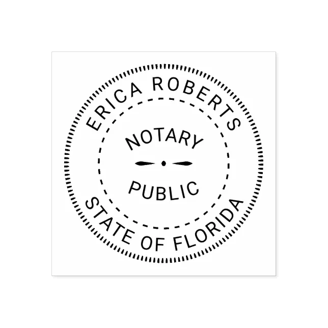 Notary Public Rubber Stamp Zazzle