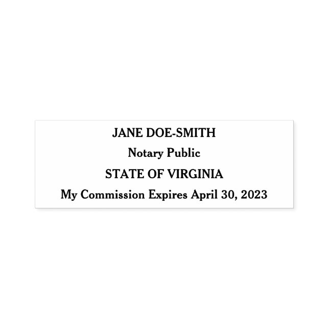 Notary Public Signing Agent Stamp (Design)