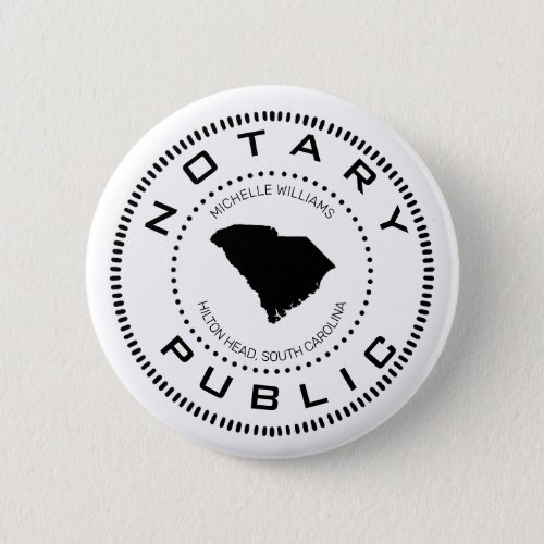 Notary Public South Carolina Button