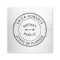 Notary Public Stamp Plain Minimalist