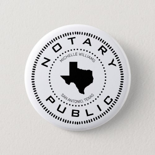 Notary Public Texas Button