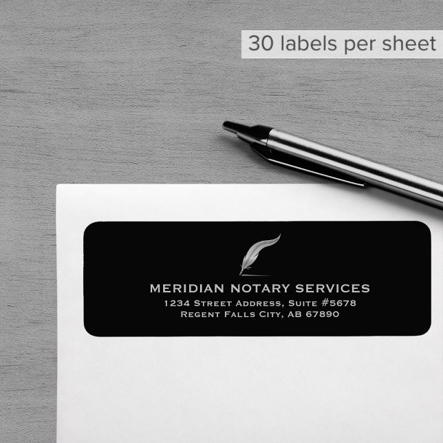 Notary Return Address Label (Creator Uploaded)