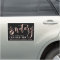 Notary Rose Gold & Black Typography  Car Magnet
