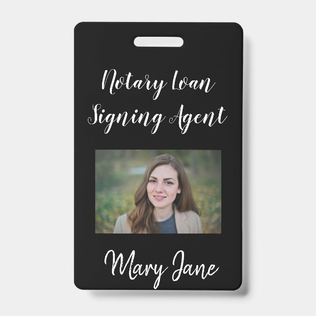 Notary Signing Agent Badge (Front)