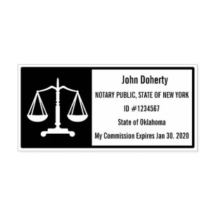 Notary Stamp Easy to Read Right For You   Comm. #