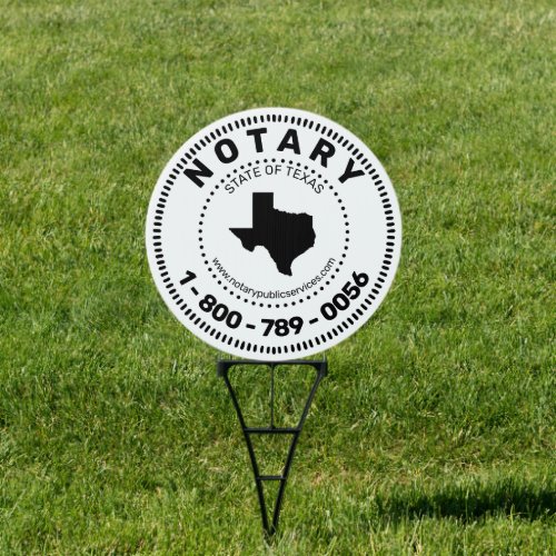 Notary Texas Sign