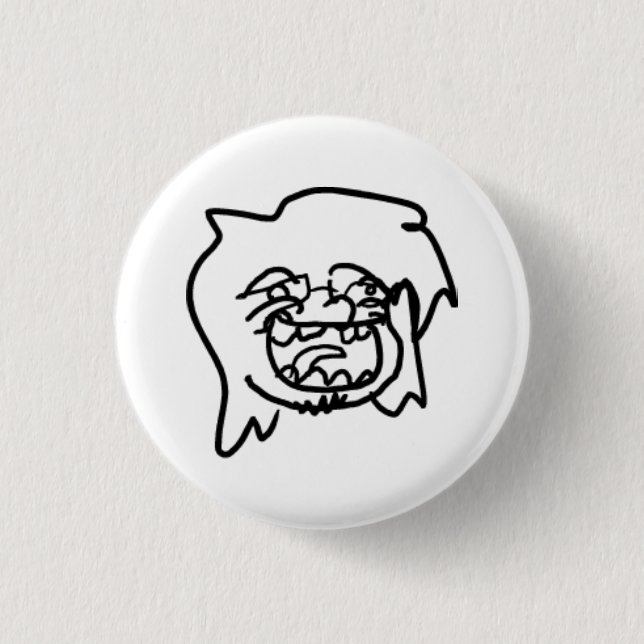 "notcuteme" Pin (Front)