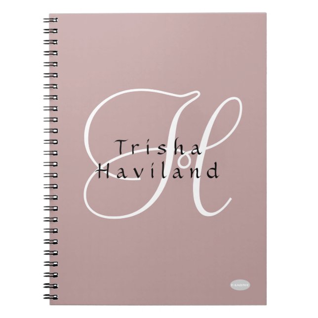 Note Book Personalized - HAMbyWG - Any Color (Front)