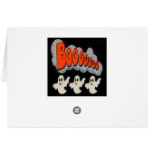 Note Card Boo Ghosts (Back Horizontal)