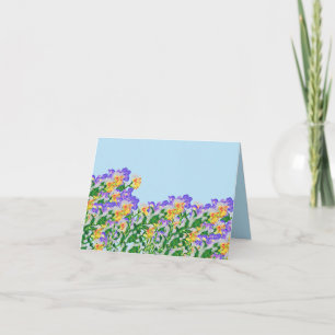 Note card : Bouquet of Flowers