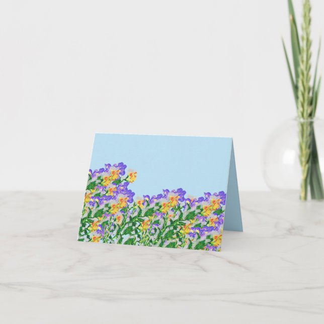Note card  : Bouquet of Flowers (Front)