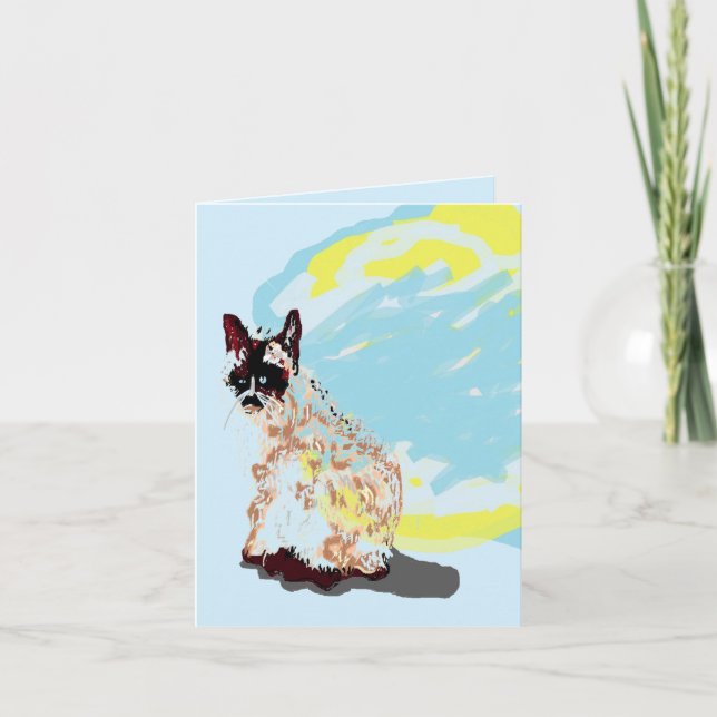 Note Card : Caught in The Wind (Front)