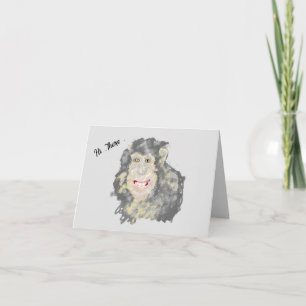 Note Card : chimpanzee's World