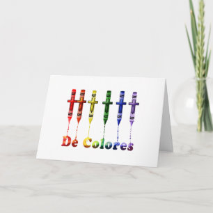 Note Card Color Crayon With Crayons