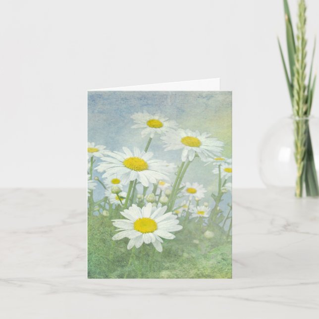Note Card Daisy Field  (Front)