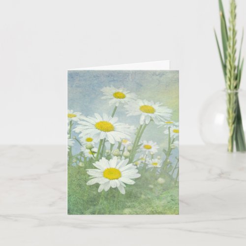 Note Card Daisy Field 