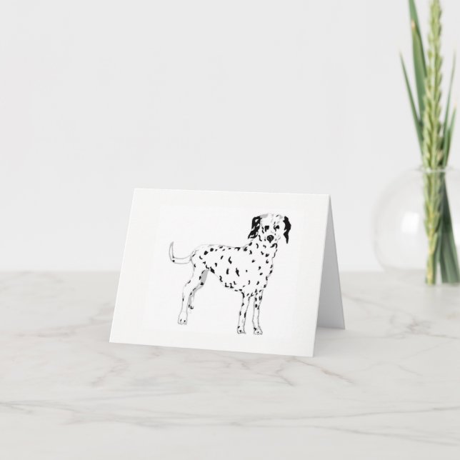 Note Card Dalmatian (Front)