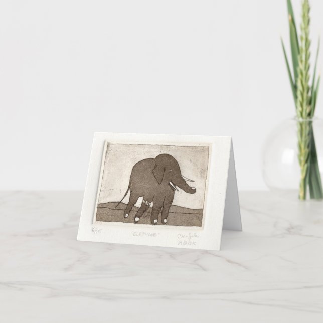 Note Card ELEPHAND (Front)