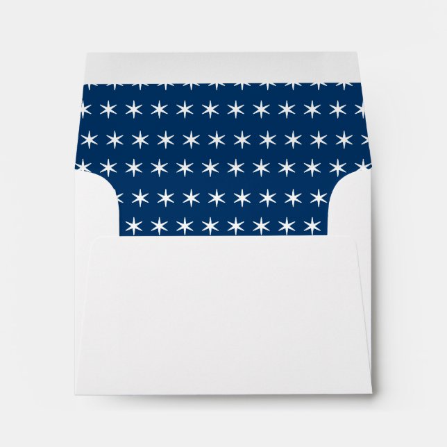 Note Card Envelope Stars (Back (Bottom))