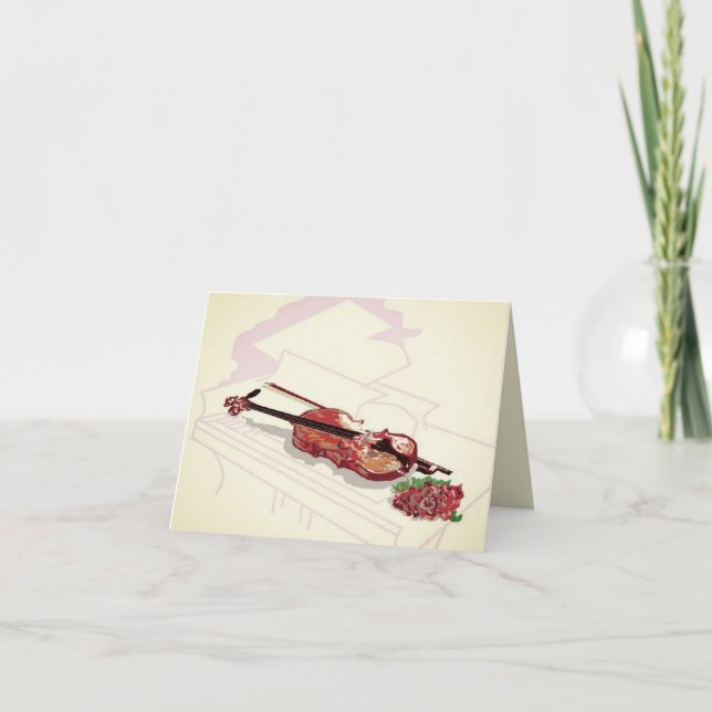 Note Card : Love Of Music (Front)