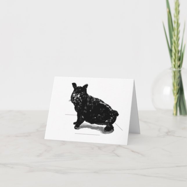 Note Card : Manx Cat (Front)