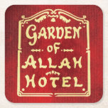 Note card of Garden of Allah Hotel coaster<br><div class="desc">On January 9th, 1927, the former estate of Russian actress Alla Nazimova opened its doors at 8152 Sunset Boulevard in Los Angeles as the Garden of Allah Hotel. From the outset, it attracted the creative and the talented, the ambitious and the articulate, the soon-to-be-famous, the already-famous, and the forever-infamous. For...</div>