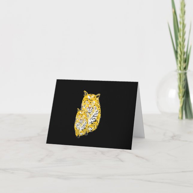 Note Card :  Protecting One's  Cub (Front)