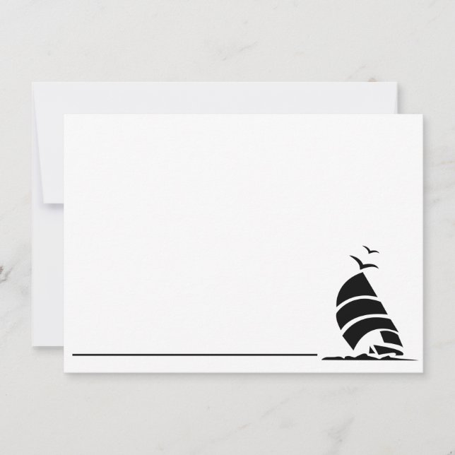 Note Card-Sailboat Card (Front)