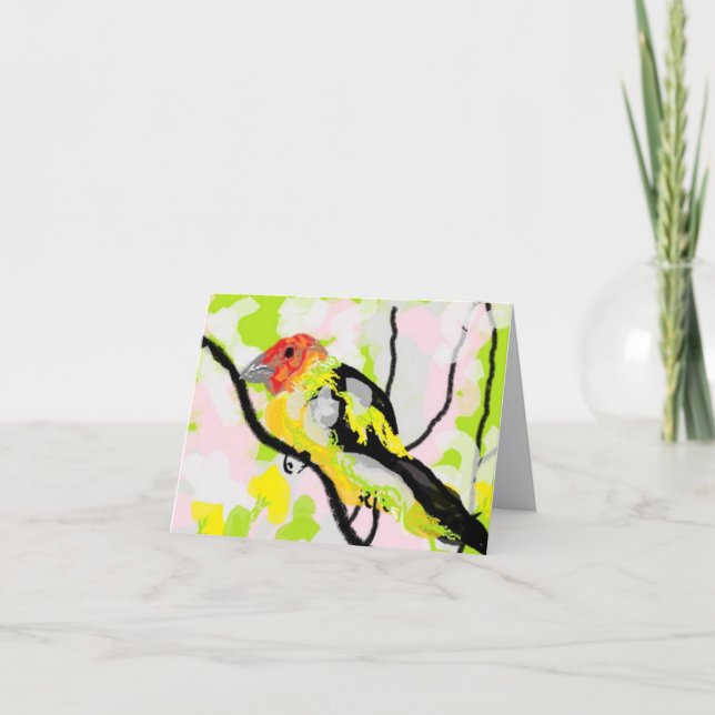 Note Card :  Tanagers (Front)