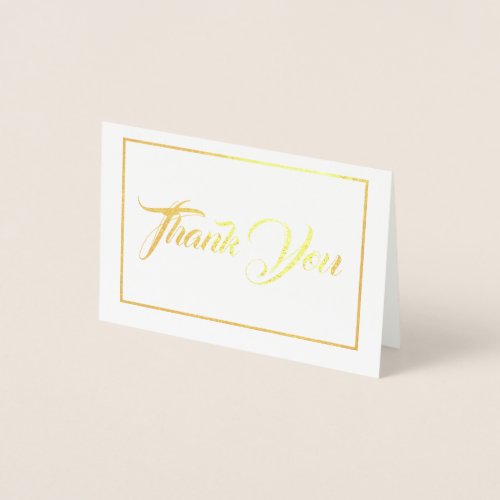 Note Card_Thank You_Mini Size Foil Card